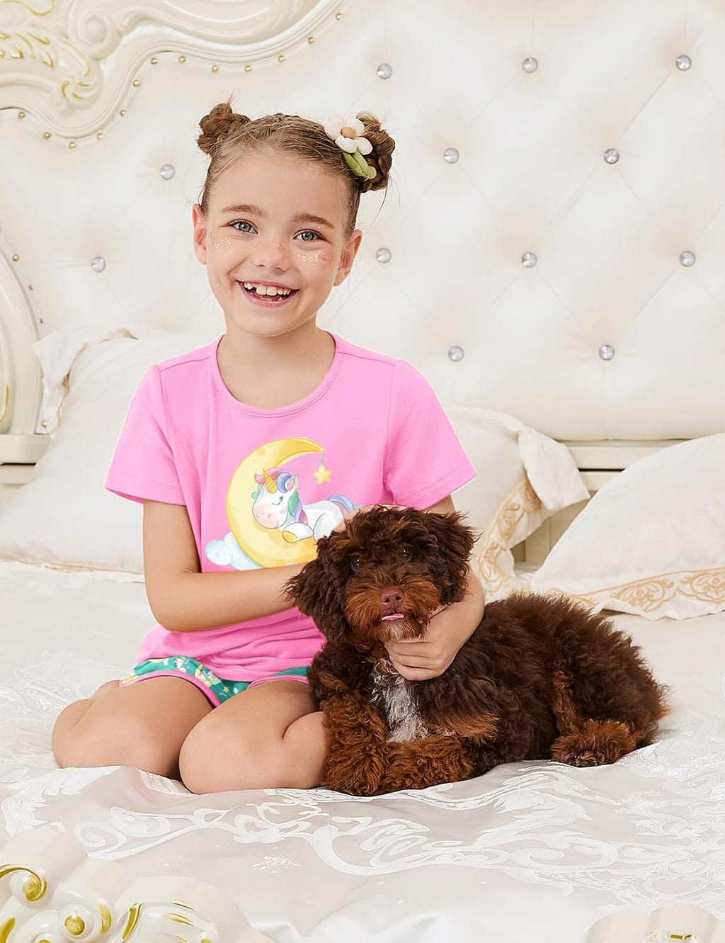 Matching Dolls & Girls Pajamas Unicorn Pjs Set Kids America Girl Dolls Clothes …
