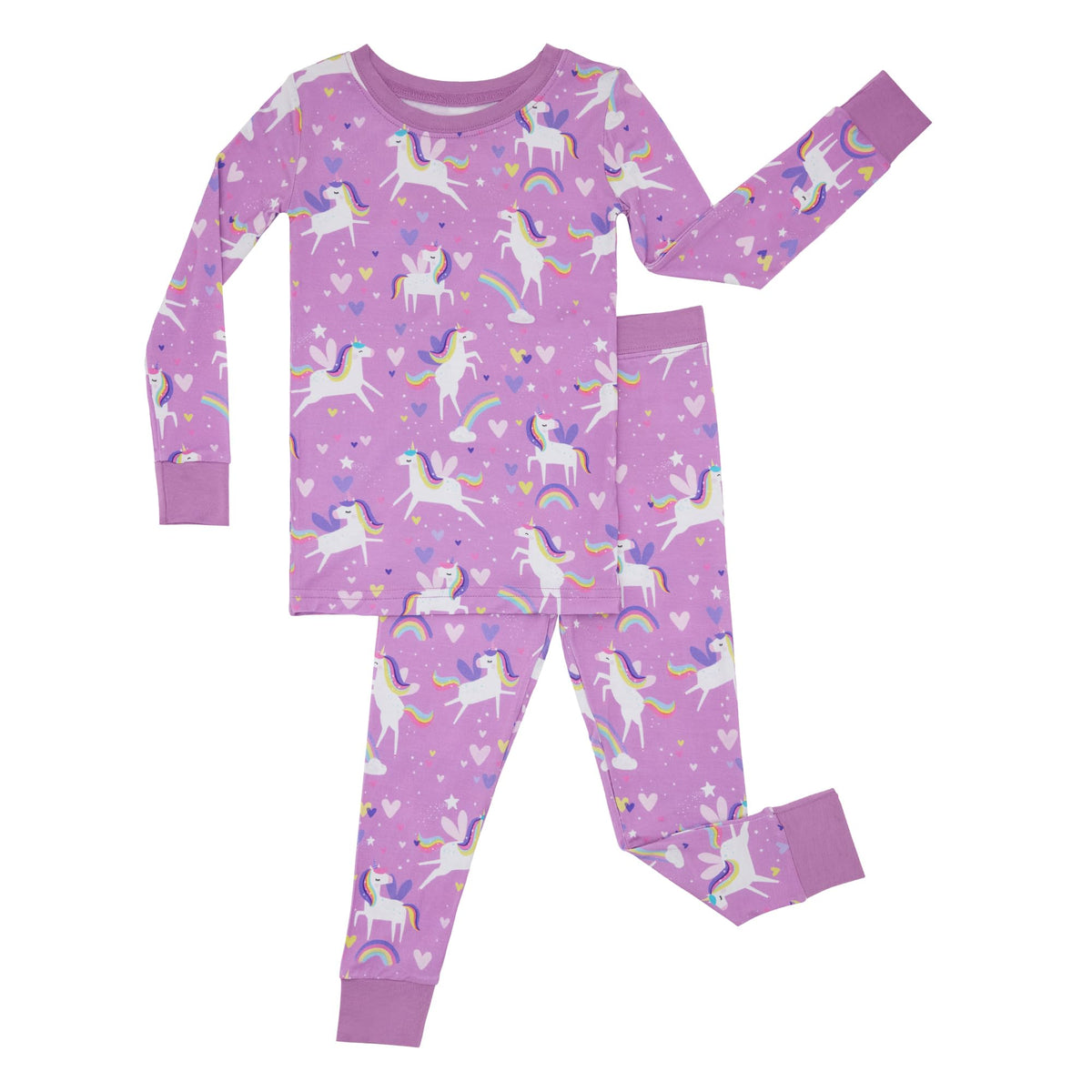 Little Sleepies Two-Piece Pajama Set, Viscose from Bamboo, Toddler Kids PJs