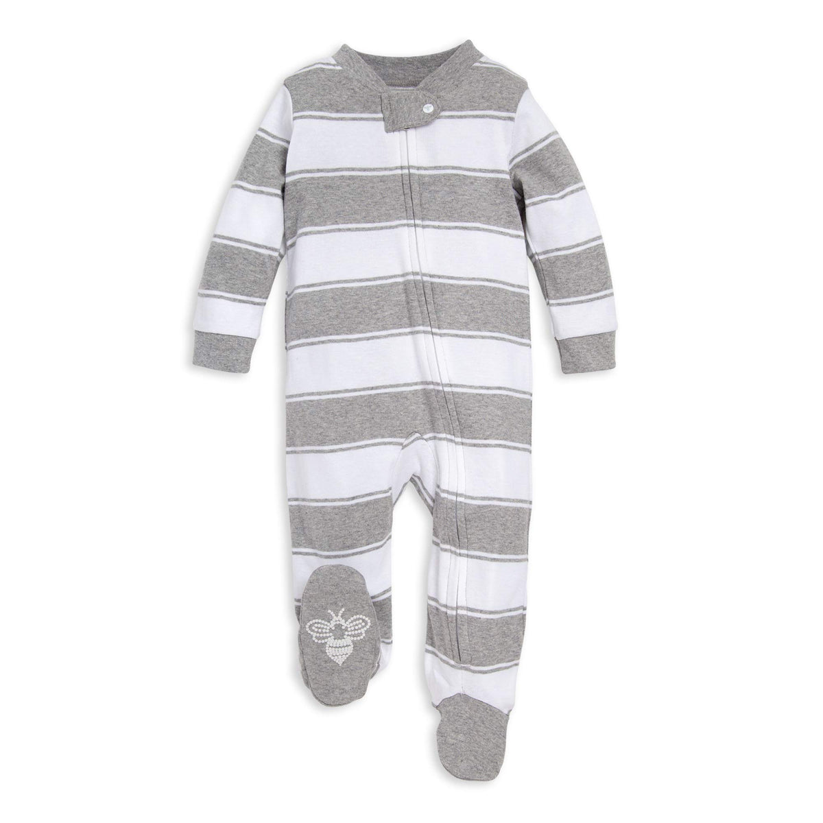 Burt's Bees Baby Boys Footless Pajamas, Sleep and Play Loose Fit, 100% Organic Cotton Soft One-piece PJs, Sizes NB to 6-9 Months