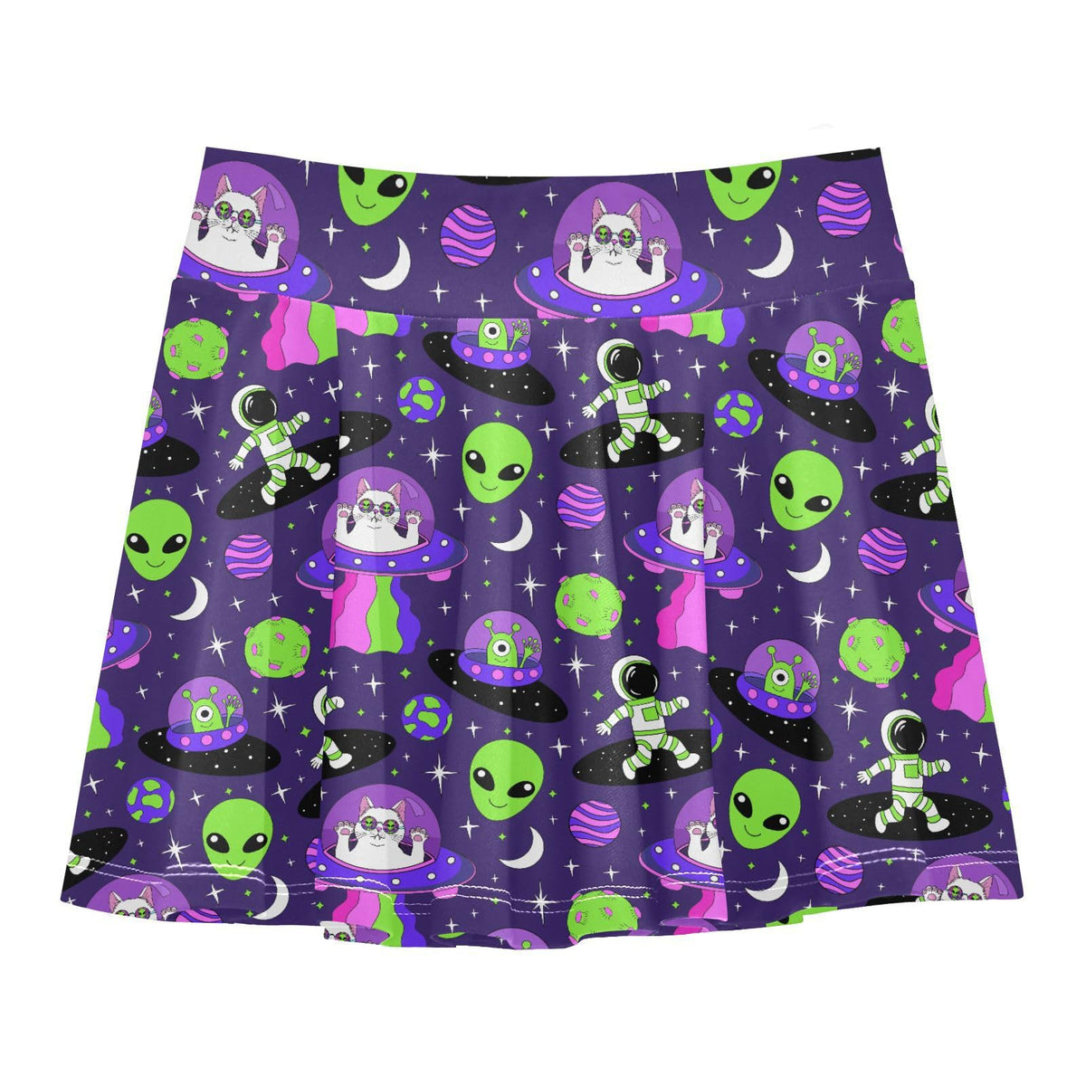 Girls Skirt Athletic Skort with Shorts, 3-12 Years