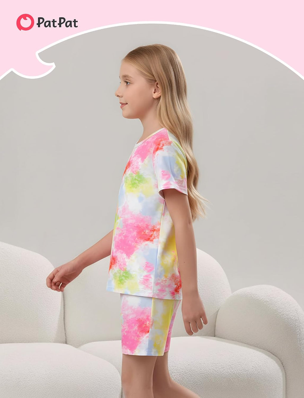 PATPAT Boys Pajamas Short Sleeve T-Shirt and Shorts 2-Piece Sleepwear