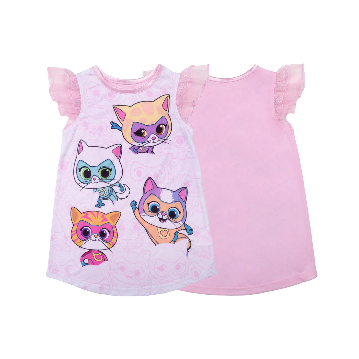 MINNIE Disney Girls Mouse 4-Piece Cotton Pajama Set