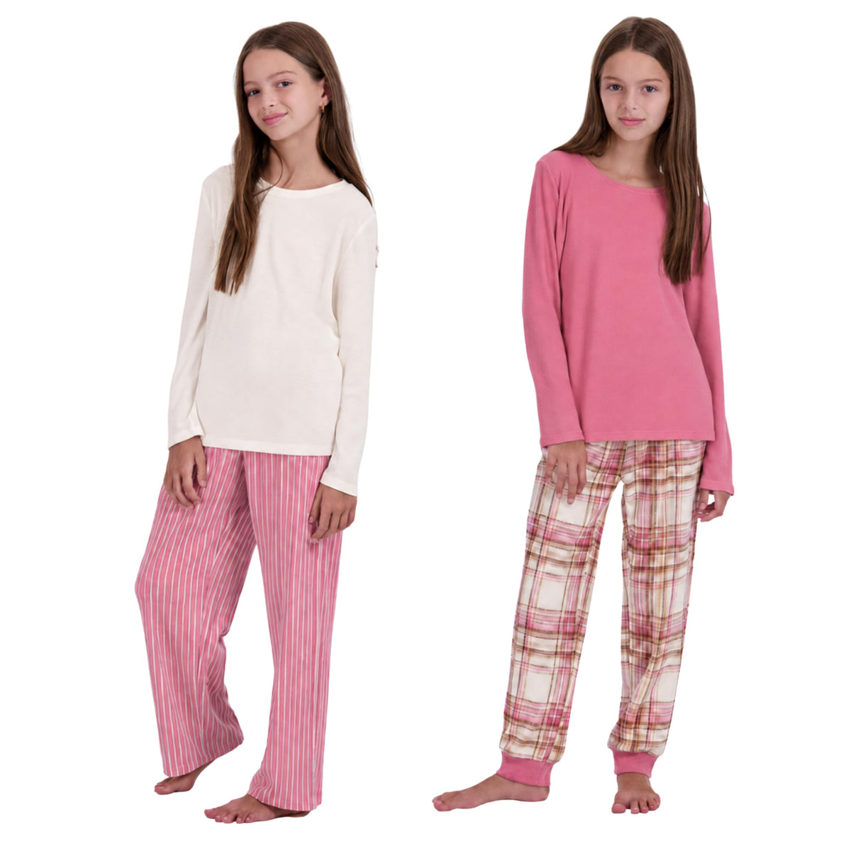 Angels Girls Pajamas Set - Comfortable & Soft - Girls Pjs Size 10-12, 14-16