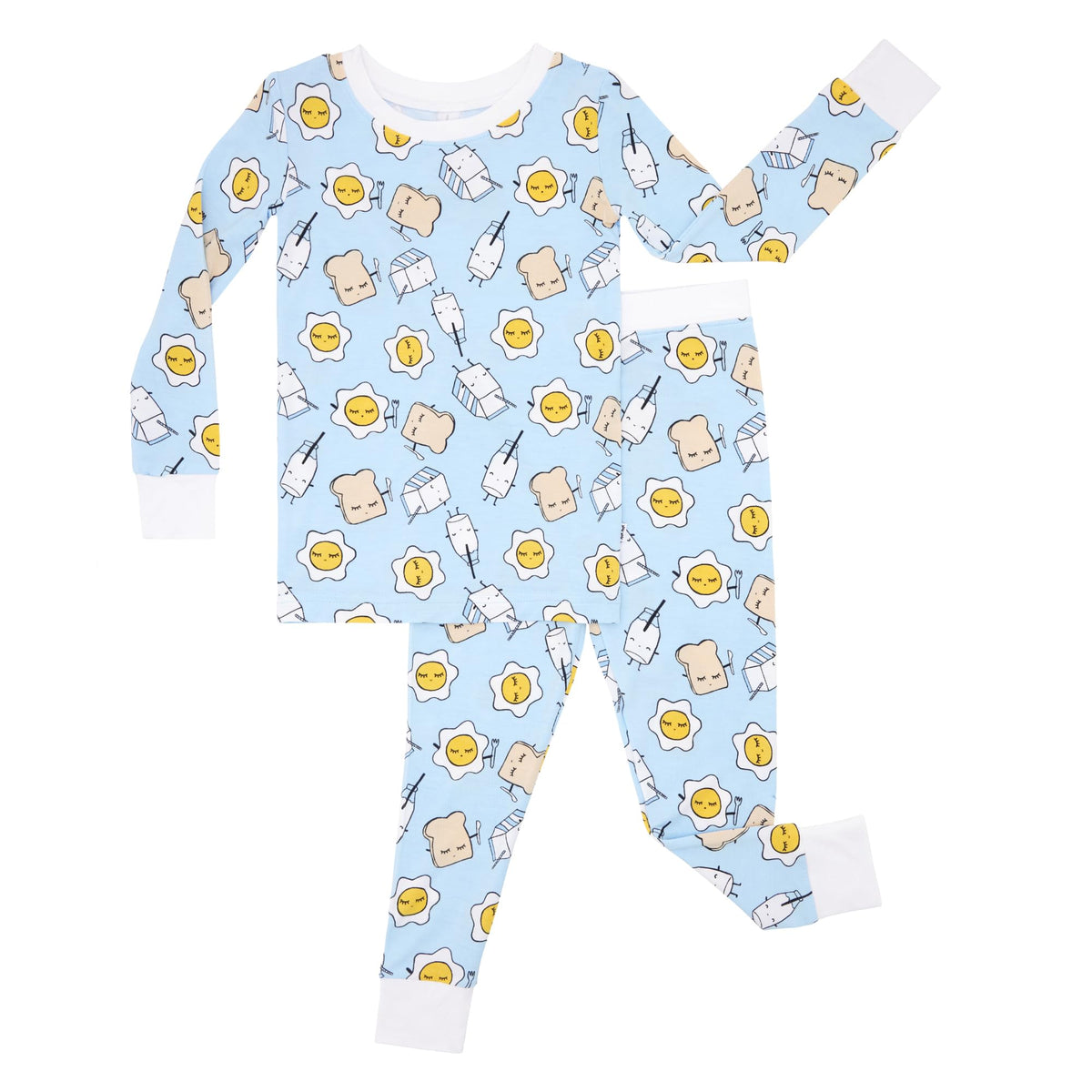 Little Sleepies Two-Piece Pajama Set, Viscose from Bamboo, Toddler Kids PJs