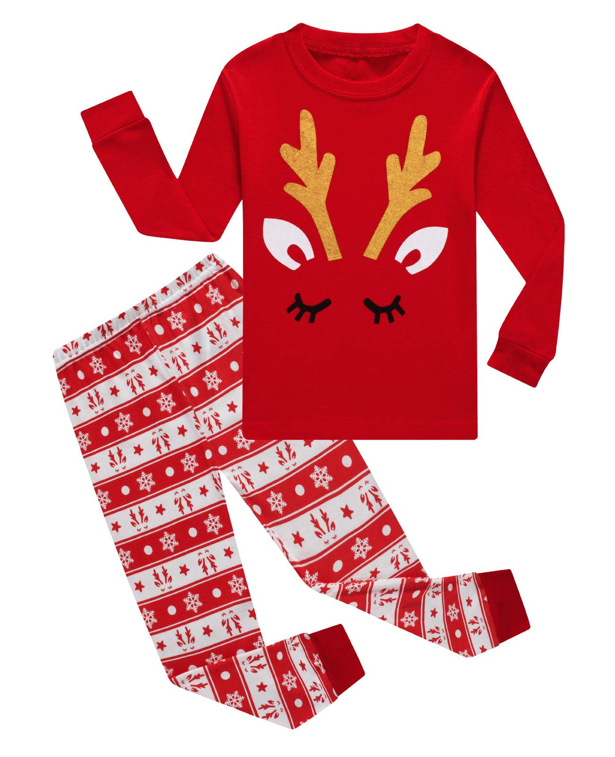 Dolphin&Fish Girls Cotton Pajamas Toddler 2 Pieces Pjs Kids Sleepwear Clothes Long sleeve Sets