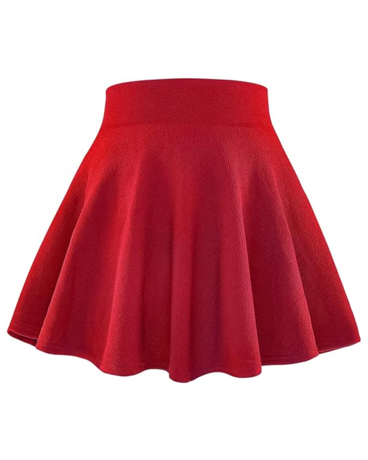 BOOPH Kids Girls Skirt Casual Mini Plain Flare Pleated Uniform Skirts