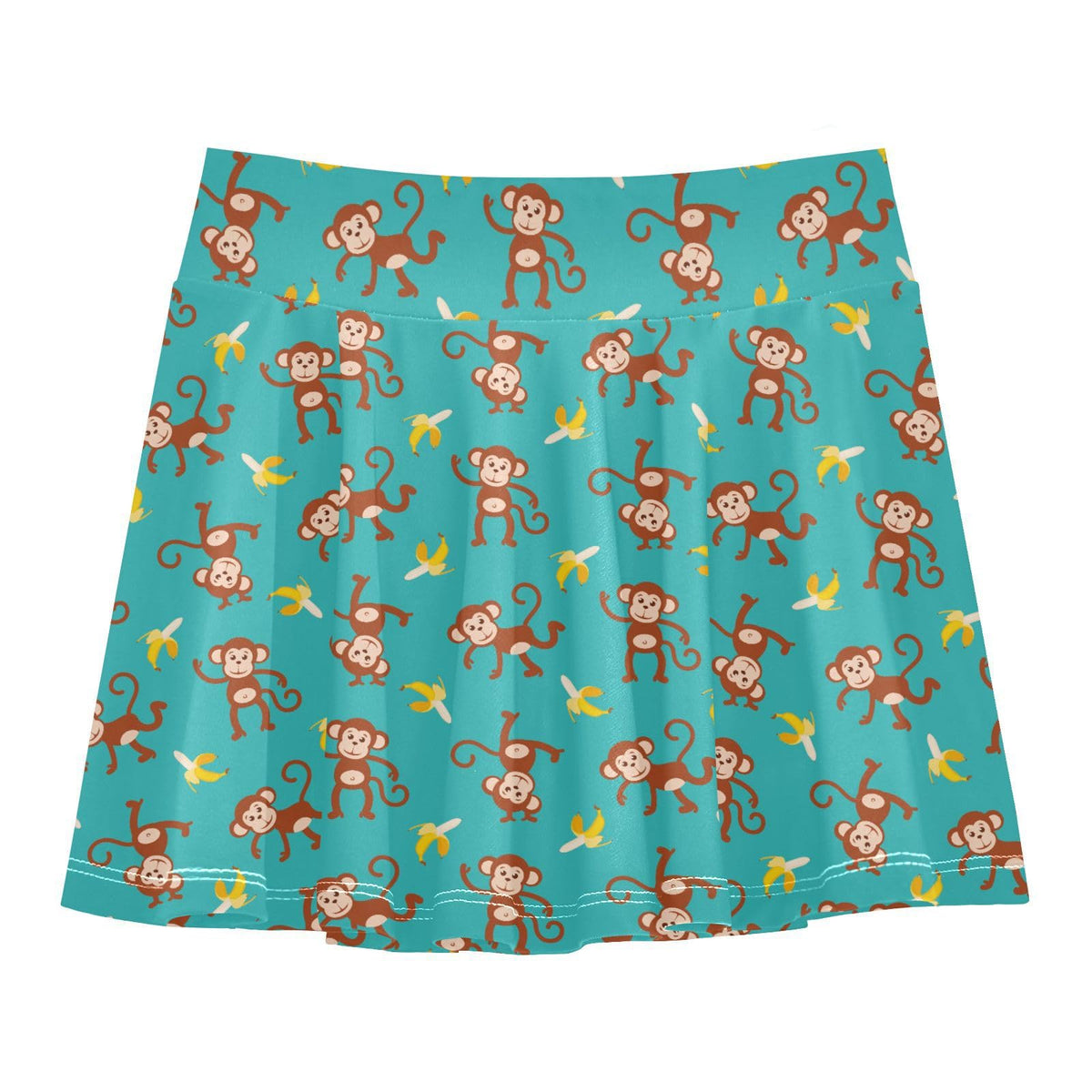 Girls Skirt Athletic Skort with Shorts, 3-12 Years