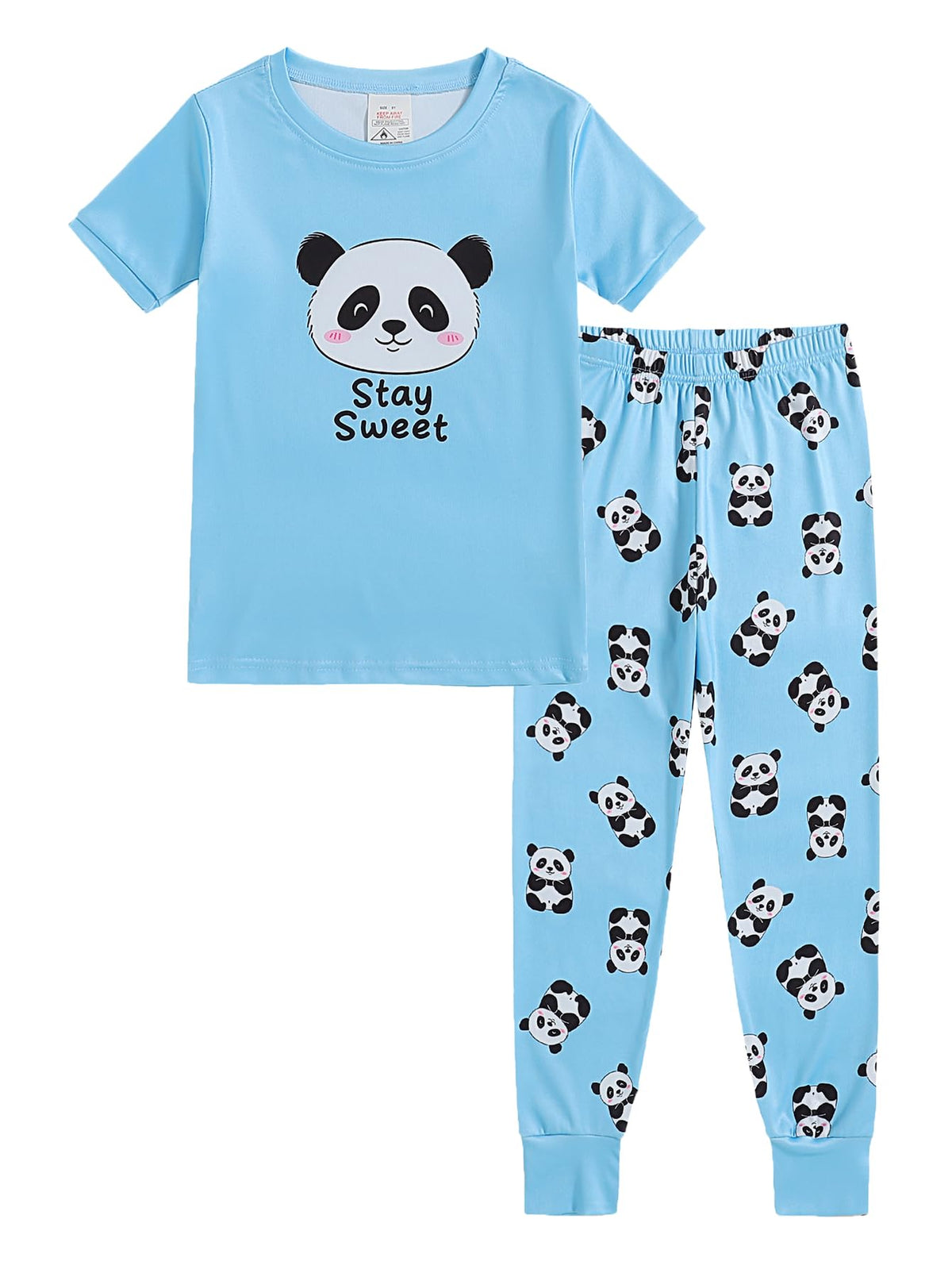 MyFav Children Girl Pajamas Set Soft Comfy Sleepwear Pajamas Size 4 to 14 Years