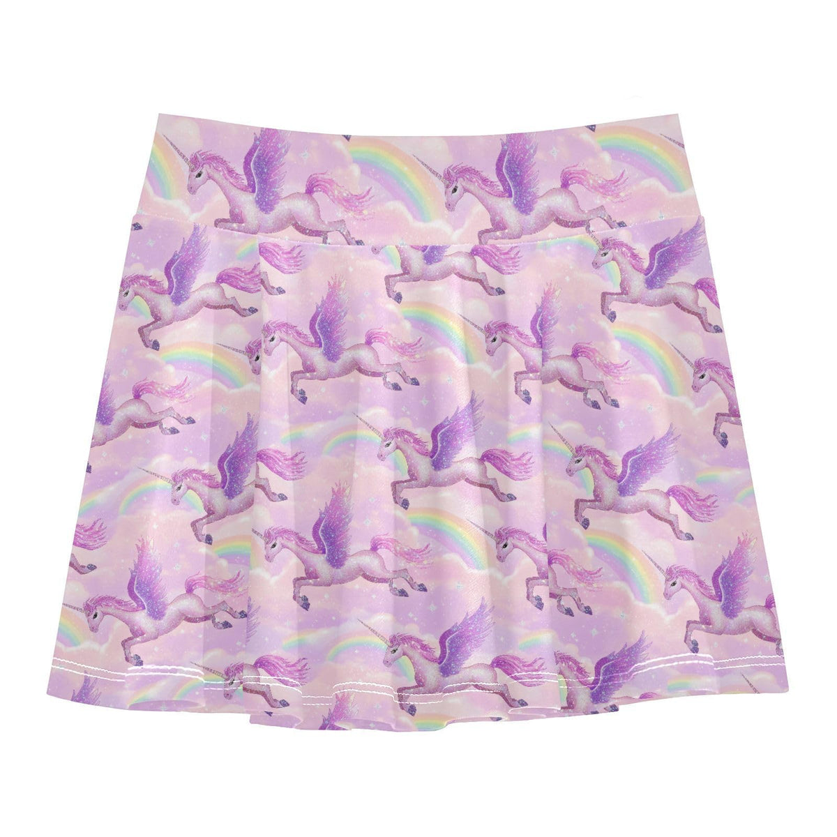 Girls Skirt Athletic Skort with Shorts, 3-12 Years