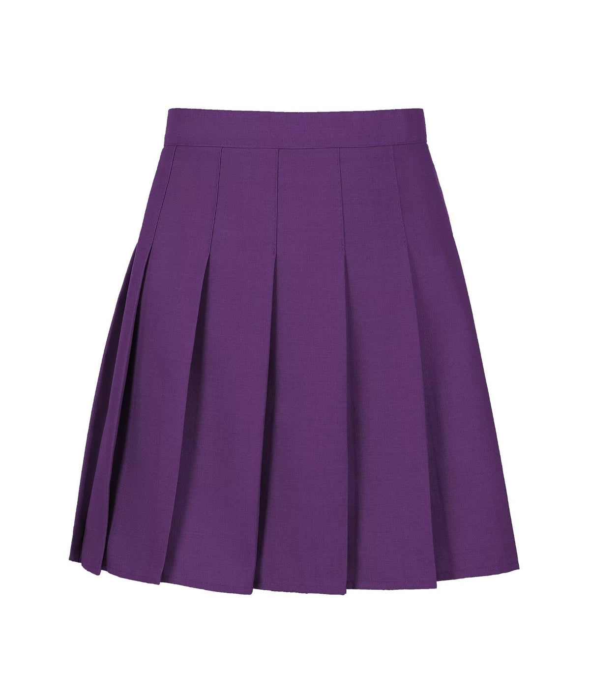 Girls' Pleated Skirts High-Waist A-line Skirt with Built-in Shorts 6-14Y