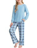 Arshiner Girls Pajamas Set 2 Piece Long Sleeve Sleepwear Cozy Pj Loungewear