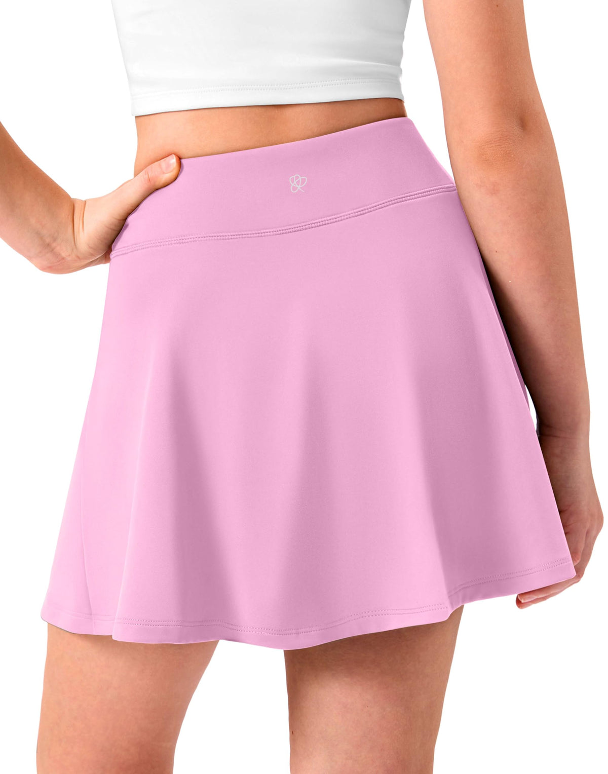 Girls Tennis Skirt with Pockets Pleated Athletic Skort Kids Golf Running School Uniform 2-in-1 Skirts Size 5-15Y