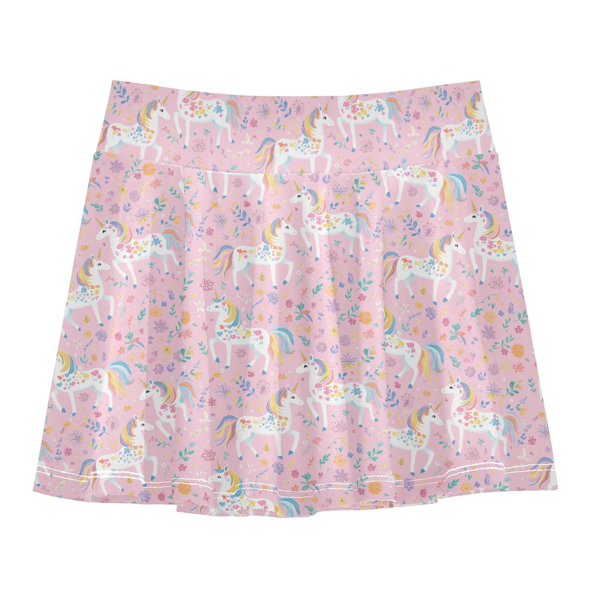 Girls Skirt Athletic Skort with Shorts, 3-12 Years