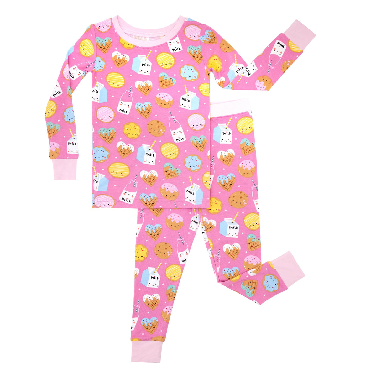 Little Sleepies Two-Piece Pajama Set, Viscose from Bamboo, Toddler Kids PJs