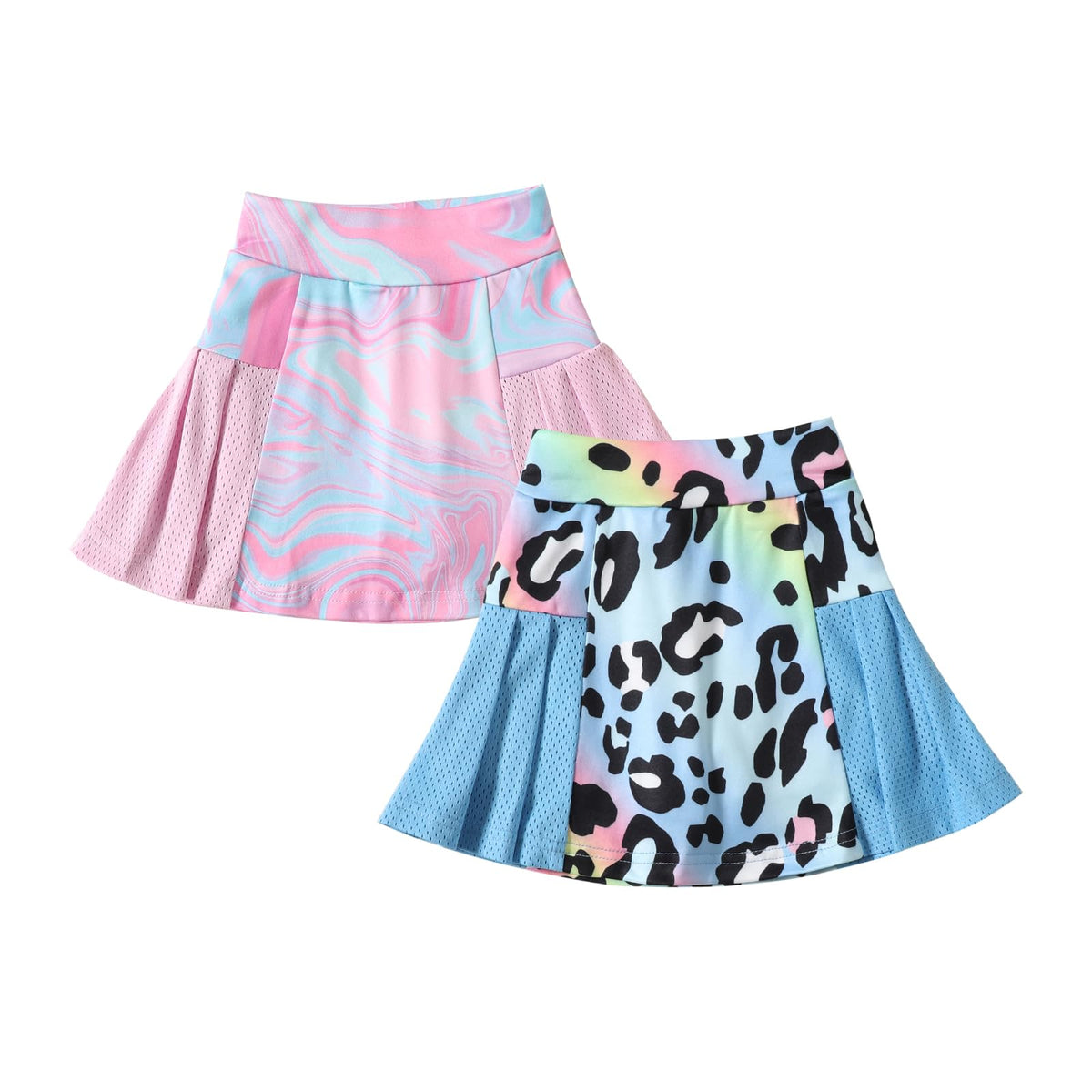 Neutocd Girls Tennis Skirt Skorts for Girls High Waisted Athletic Pleated Skirts with Shorts for Golf Pickleball Running