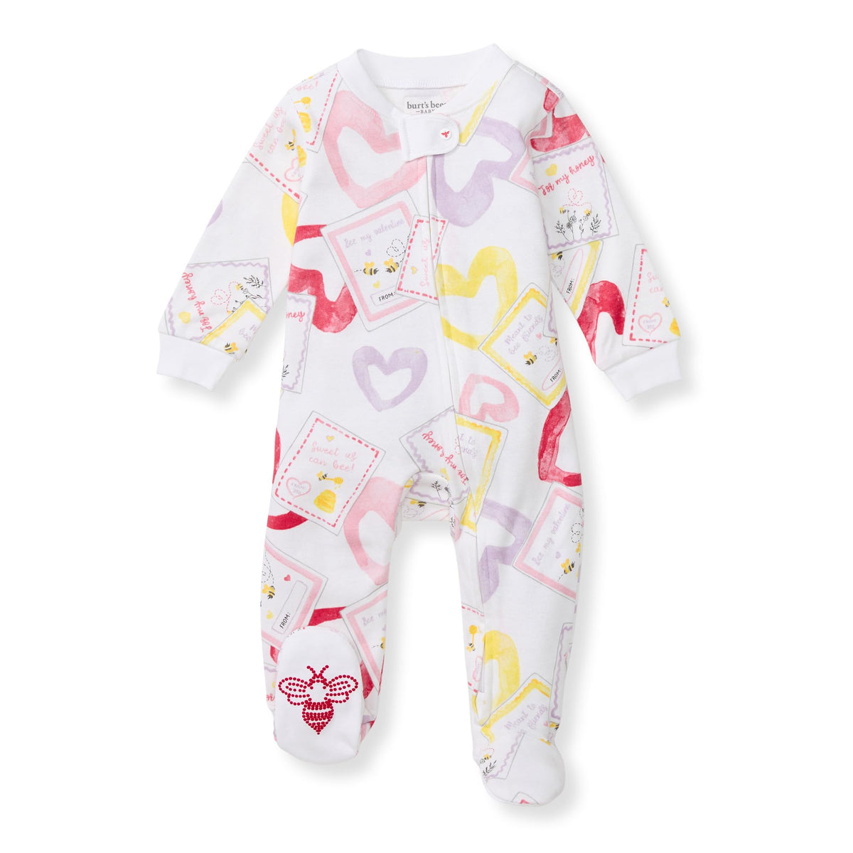 Burt's Bees Baby Boys Footless Pajamas, Sleep and Play Loose Fit, 100% Organic Cotton Soft One-piece PJs, Sizes NB to 6-9 Months