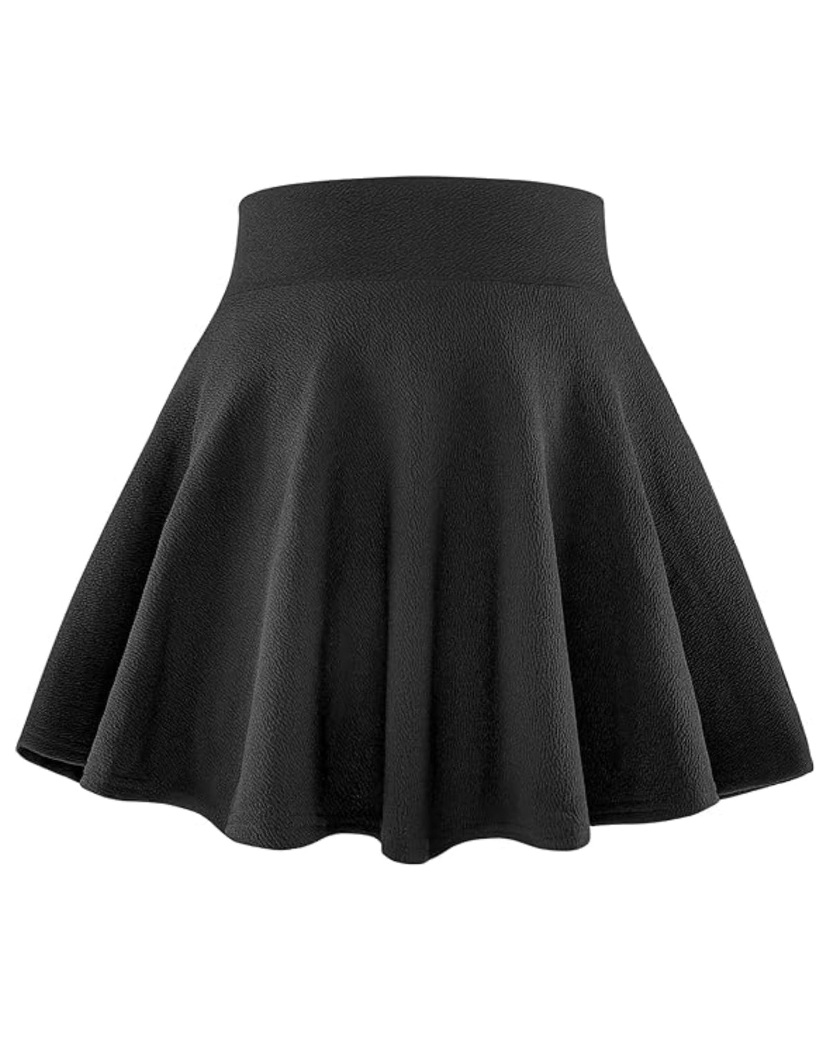 BOOPH Kids Girls Skirt Casual Mini Plain Flare Pleated Uniform Skirts