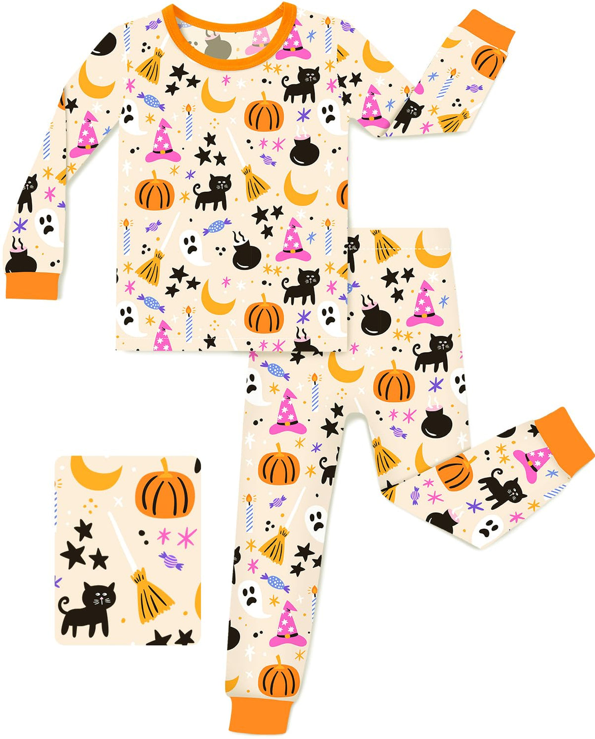 babee Reshinee Bamboo Viscose Toddler Girls Kids Pajamas Unicorn Mermaid Pjs Long Sleeve Snug fit 12M-8Y 2pcs Soft Jammies