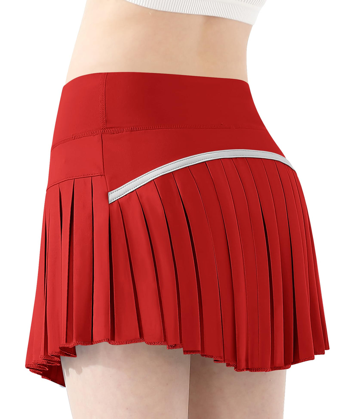 QooNoo Girls Skorts for Kids Tennis Skirts with Pockets