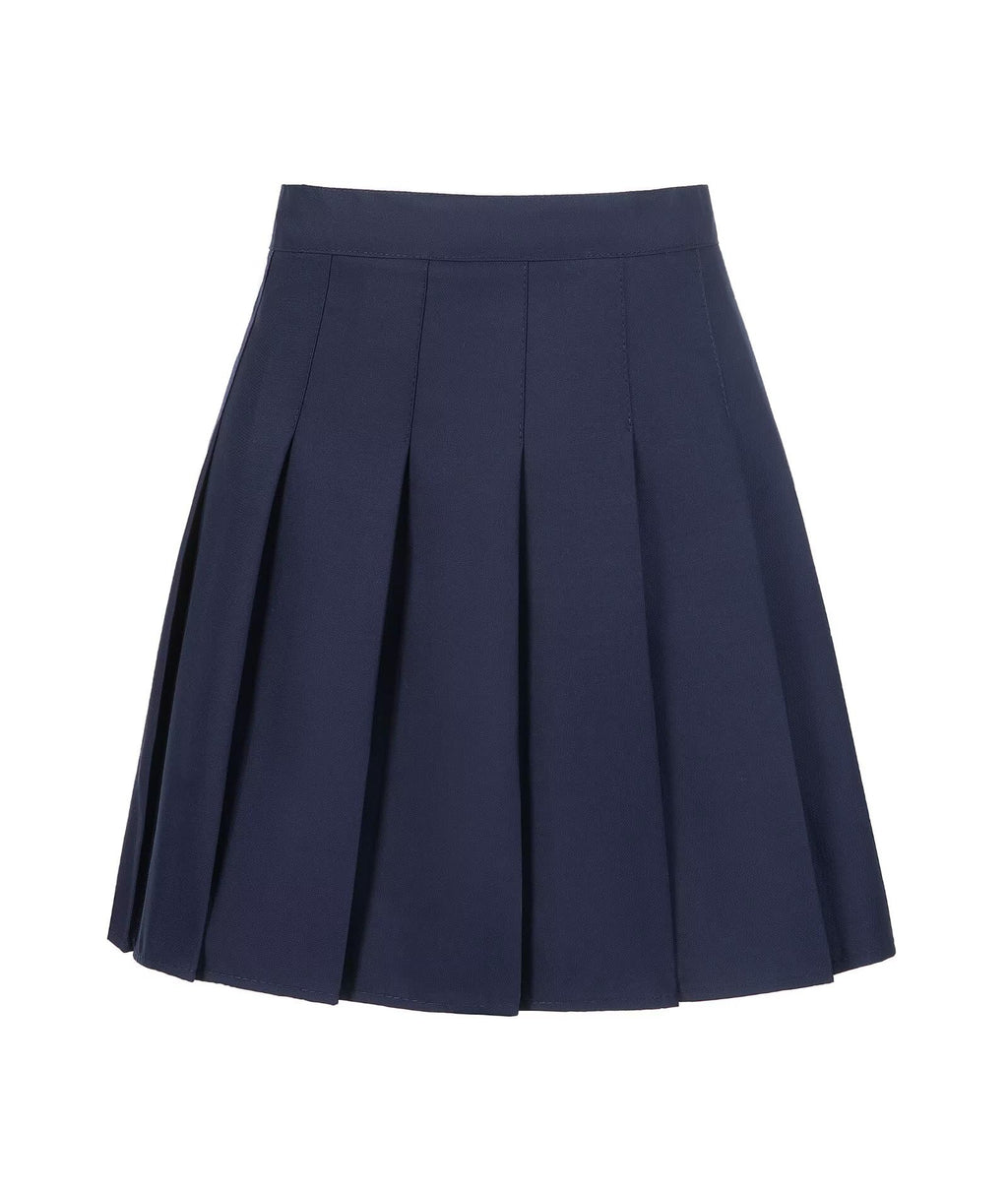 Girls' Pleated Skirts High-Waist A-line Skirt with Built-in Shorts 6-14Y