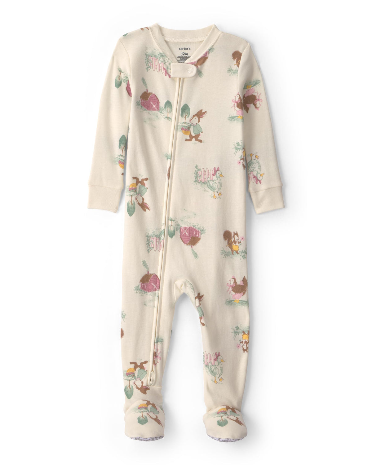 Carter's Baby Girls' 1-piece Cotton Pj
