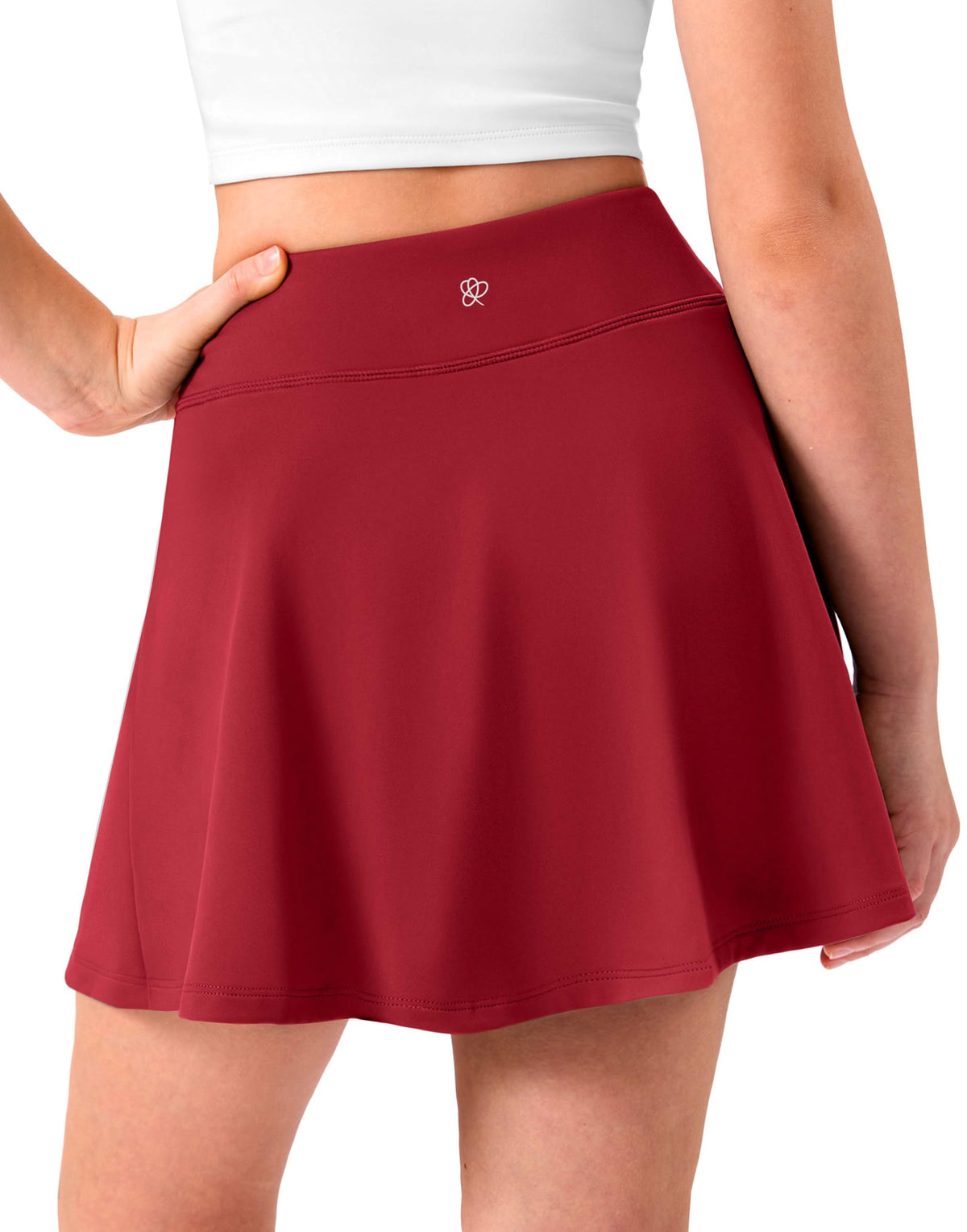 Girls Tennis Skirt with Pockets Pleated Athletic Skort Kids Golf Running School Uniform 2-in-1 Skirts Size 5-15Y