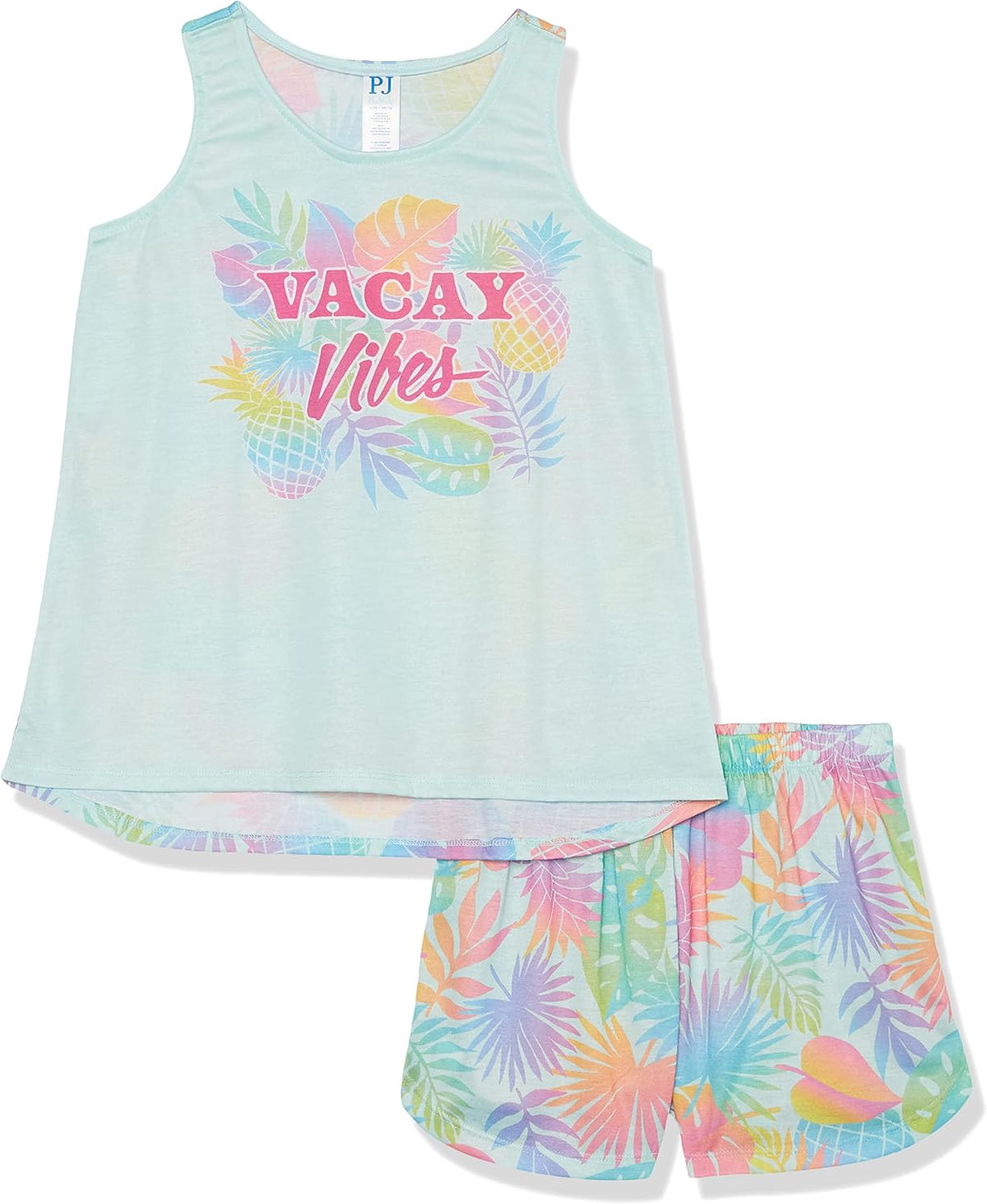 The Children's Place girls Sleeveless Tank Top and Short 2 Piece Pajama Set