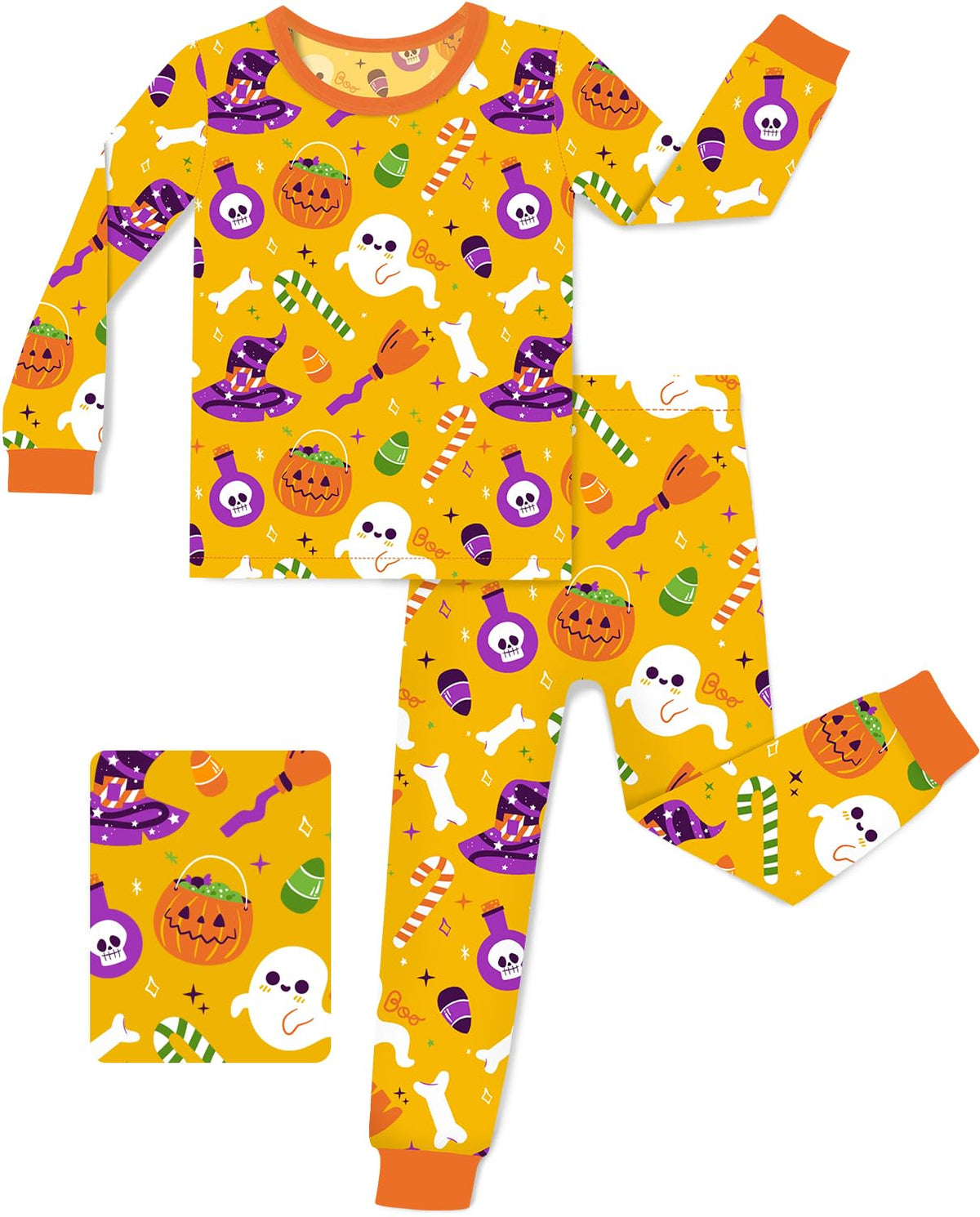 babee Reshinee Bamboo Viscose Toddler Girls Kids Pajamas Unicorn Mermaid Pjs Long Sleeve Snug fit 12M-8Y 2pcs Soft Jammies