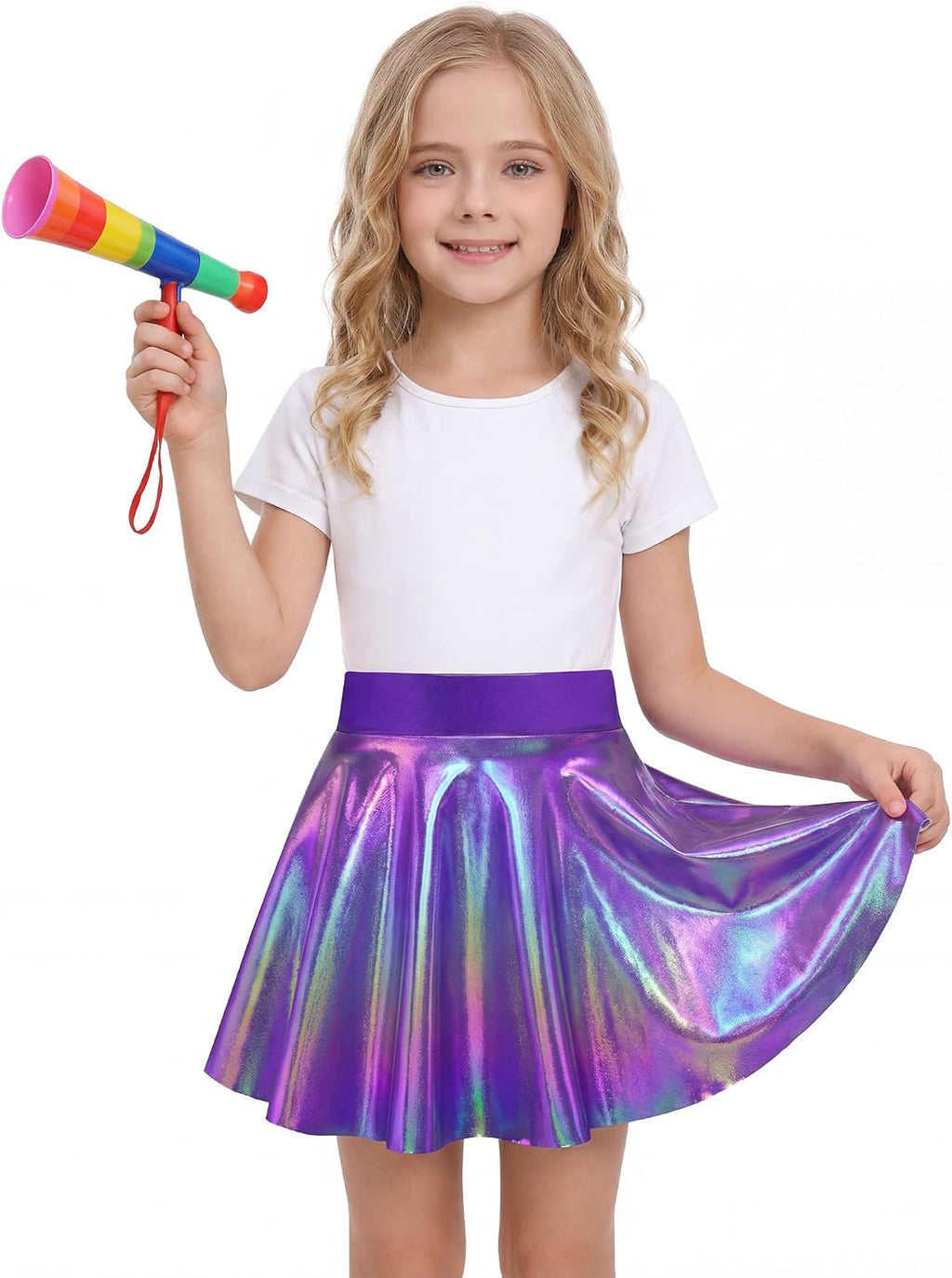 Gnainach Girls Athletic Skorts for Girls Skirts High Waist with Shorts