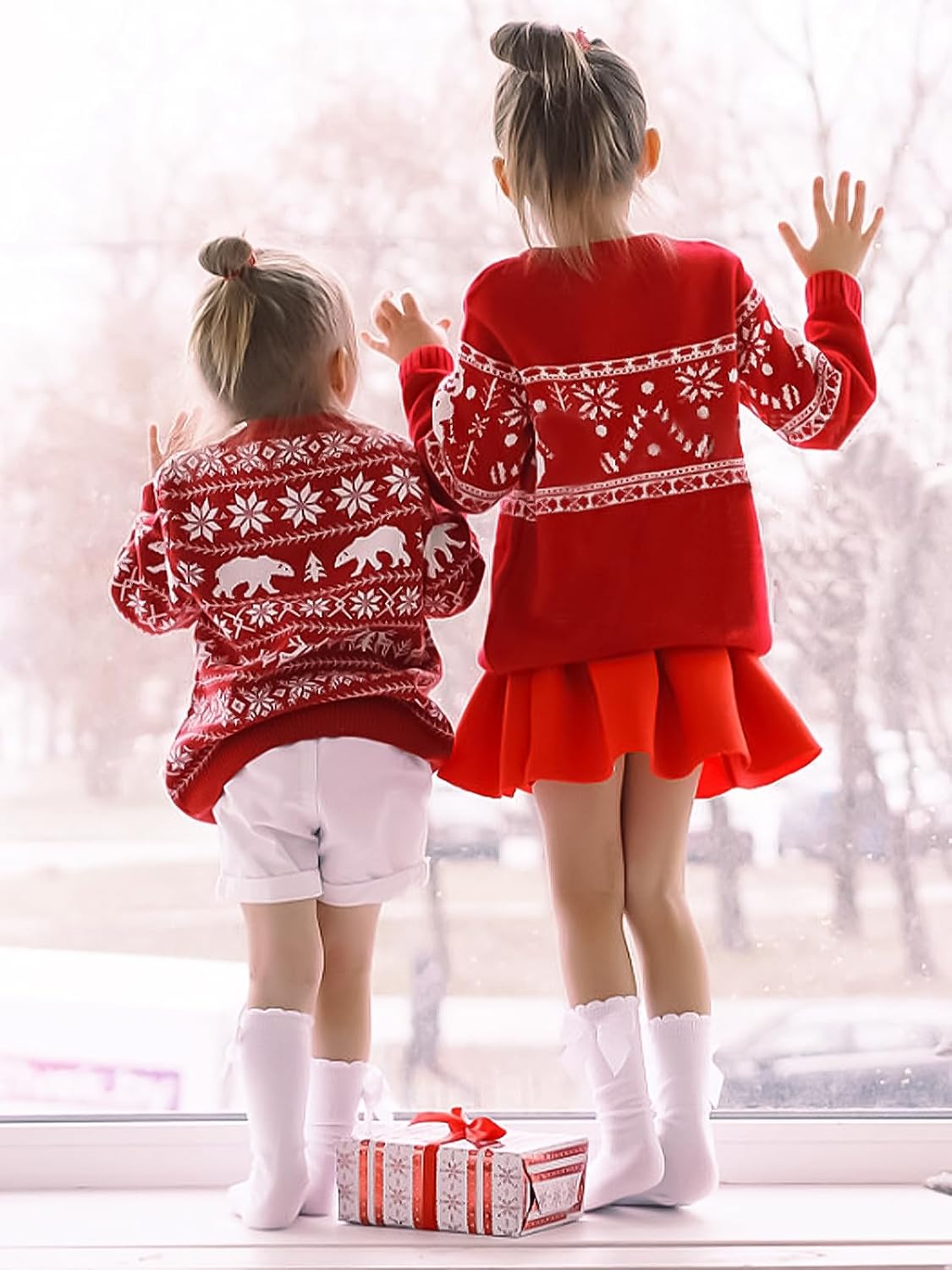 Girls Skirts Casual Mini Flare Pleated Skirt with Shorts High Waisted Skater Skirt A Line Skorts