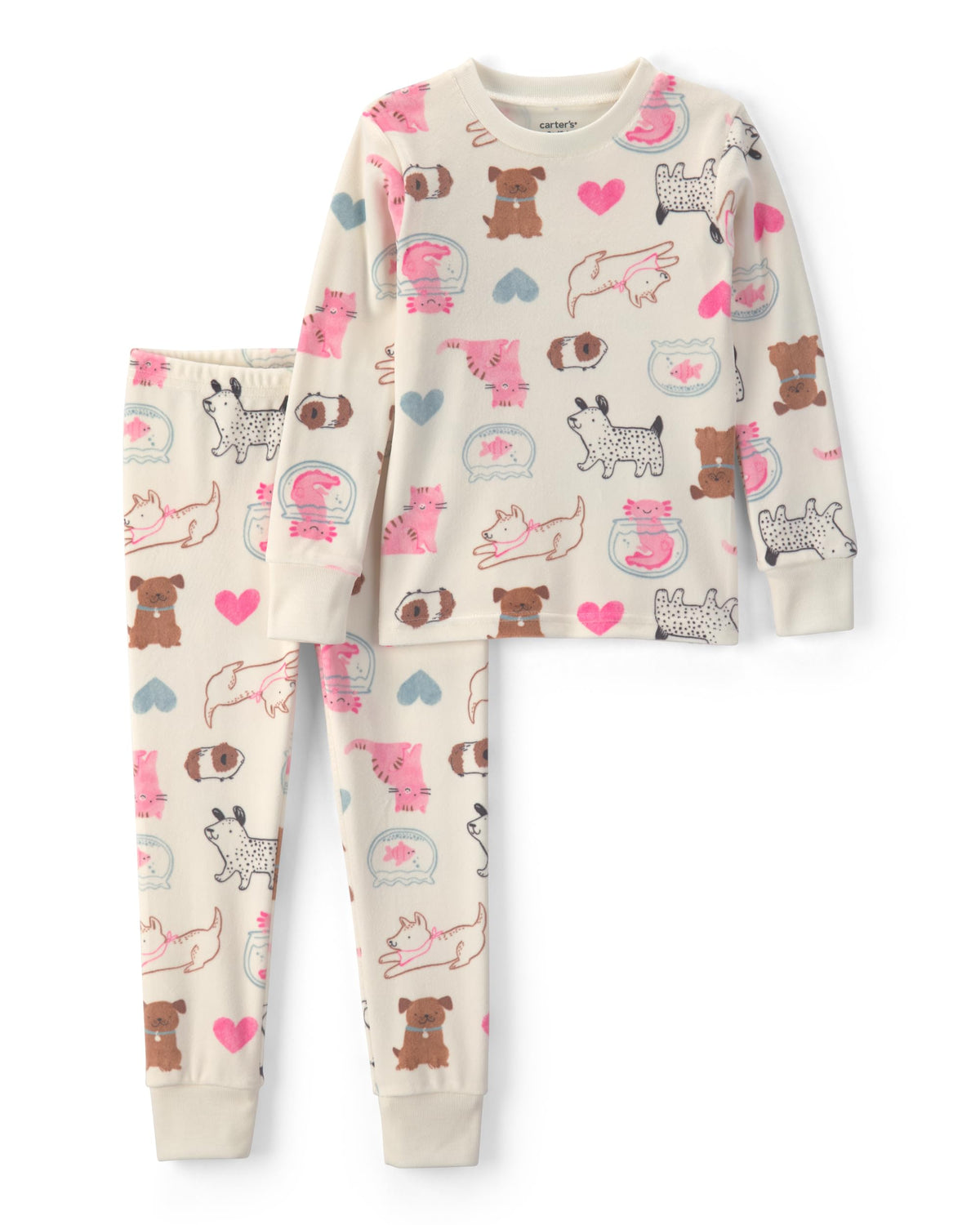 Carter's Girls' 2-piece Fleece Pjs