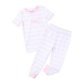 Big Sister Pajamas - Girls Soft Knit PJs Perfect for Matching Little Sister or Brother