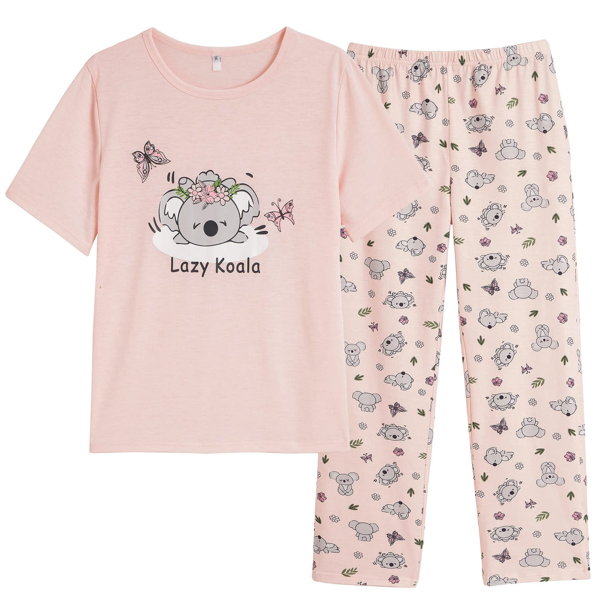 Vopmocld Big Girls' Short Sleeve Long Pant Pajama Sets 2PCS Teens Sleepwear
