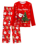 Girls Pajamas Long Sleeve Pants 2PCS Pajama Sets Pjs Sleepwear Lounge for Tween Teen Kids 7-14Y