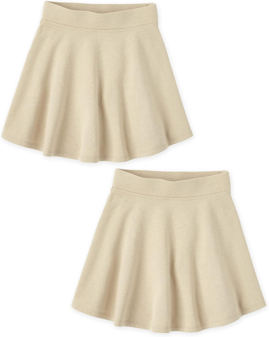 The Children's Place Girls' Active French Terry Skirt 2 Pack
