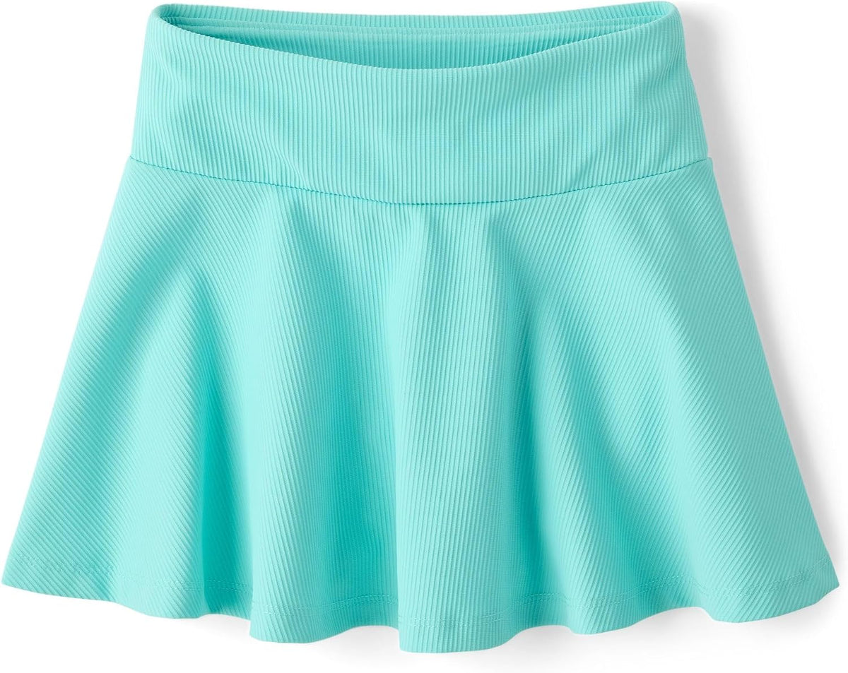 The Children's Place Girls' Active Quick Dry High Rise Textured Skorts