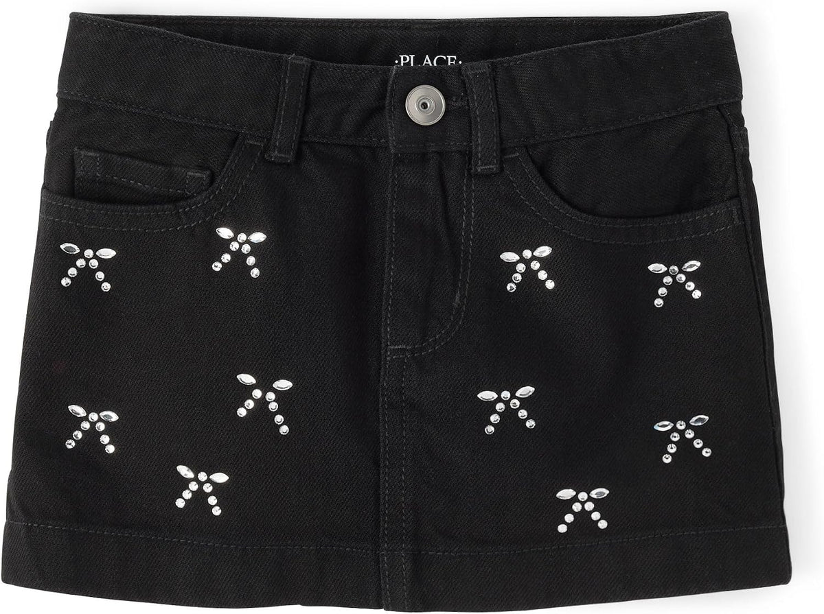 The Children's Place Girls' Everyday Denim Skirts and Skorts