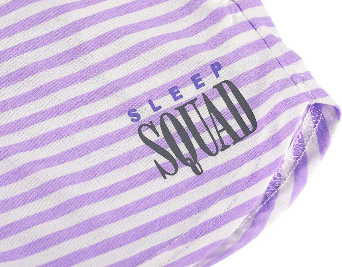 Cozchique Girls Soft Striped Summer Tank Top & Shorts Pajama Set Sizes 6-18