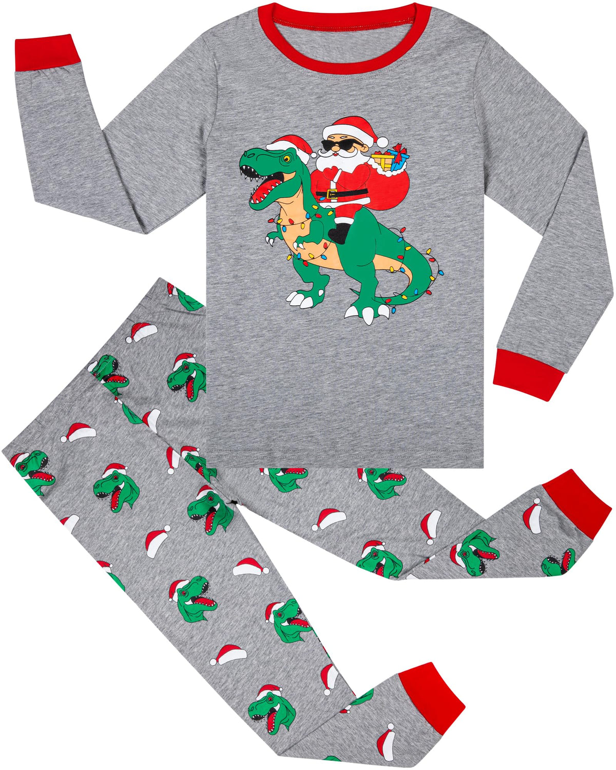 HONGTEYA Cotton Kids Toddler Clothes Set Long Sleeve for Boys Girls 3-8T
