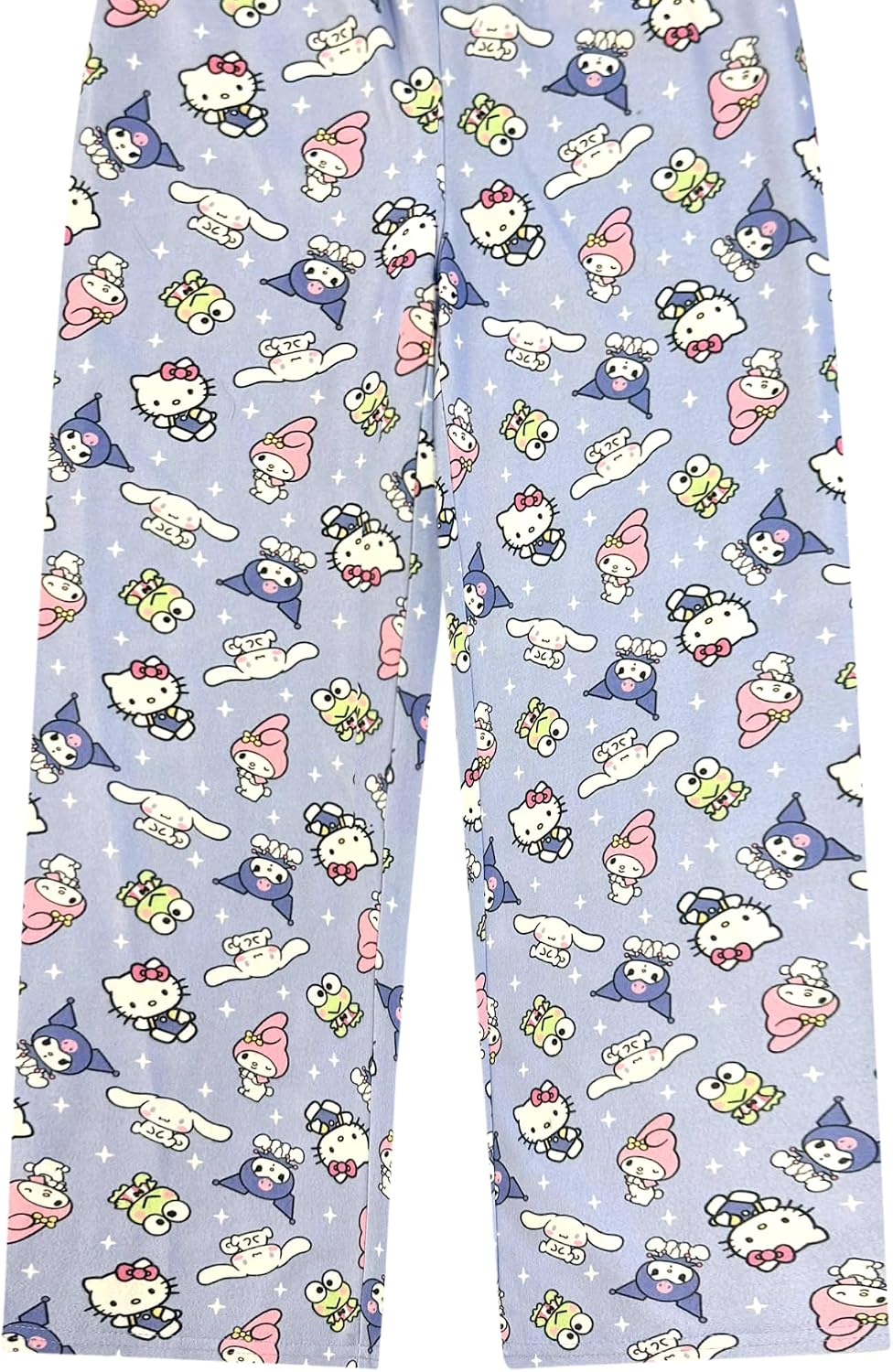 Hello Kitty and Friends Girls Pajama Set - 2 Piece Cozy Girls Pjs Button Down Long Sleeve & Pants For Kids - Official Product