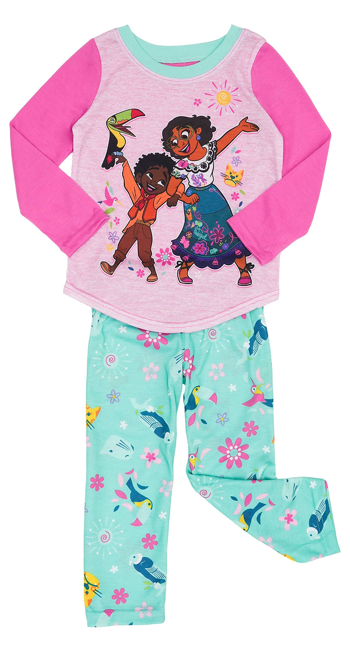 MINNIE Disney Girls Mouse 4-Piece Cotton Pajama Set