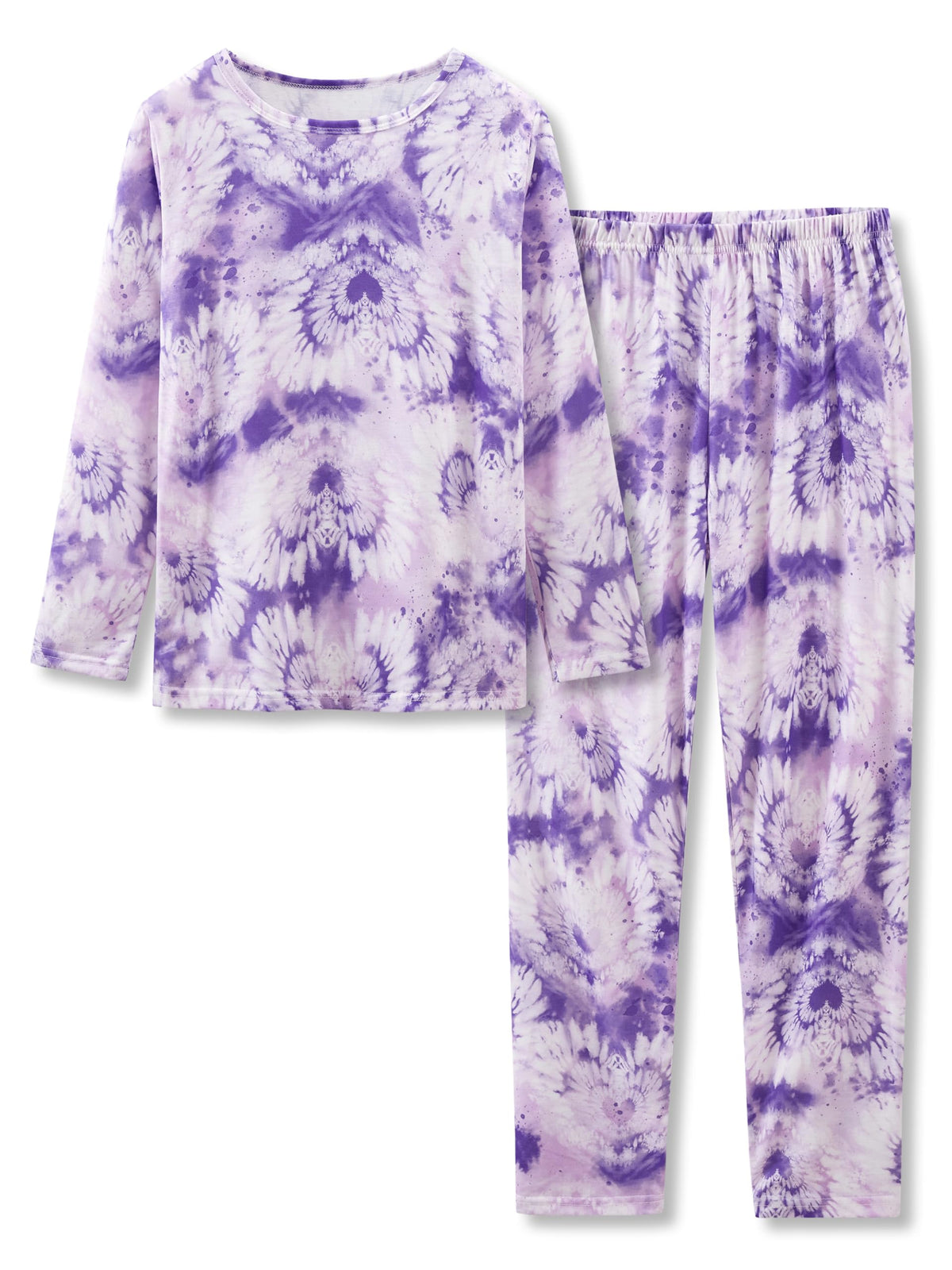 Topgal Girls Long Sleeve Pajamas, 2-Piece Top and Pants, Sizes 6-18