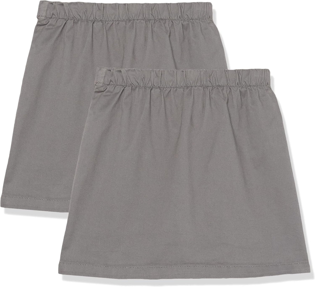 Amazon Essentials Girls' Pleated Uniform Skorts with Built-in Shorts, Pull-on, Stretchy, Multipacks