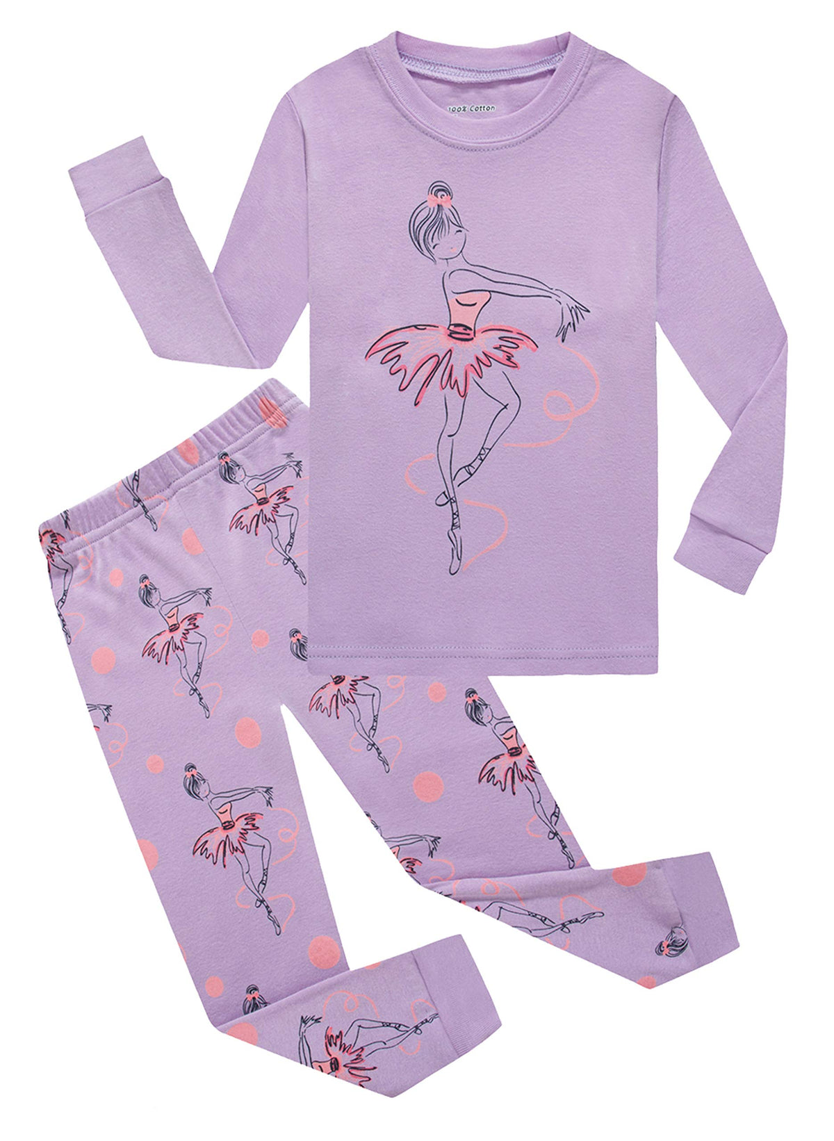 Family Feeling Little Boys Pajamas Sets 100% Cotton Long sleeve Pjs