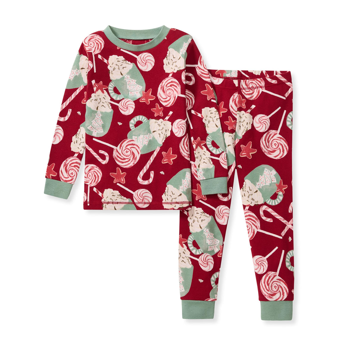 Burt's Bees Baby Girls Organic Cotton Pajamas, Toddler PJ Set, 2-PC