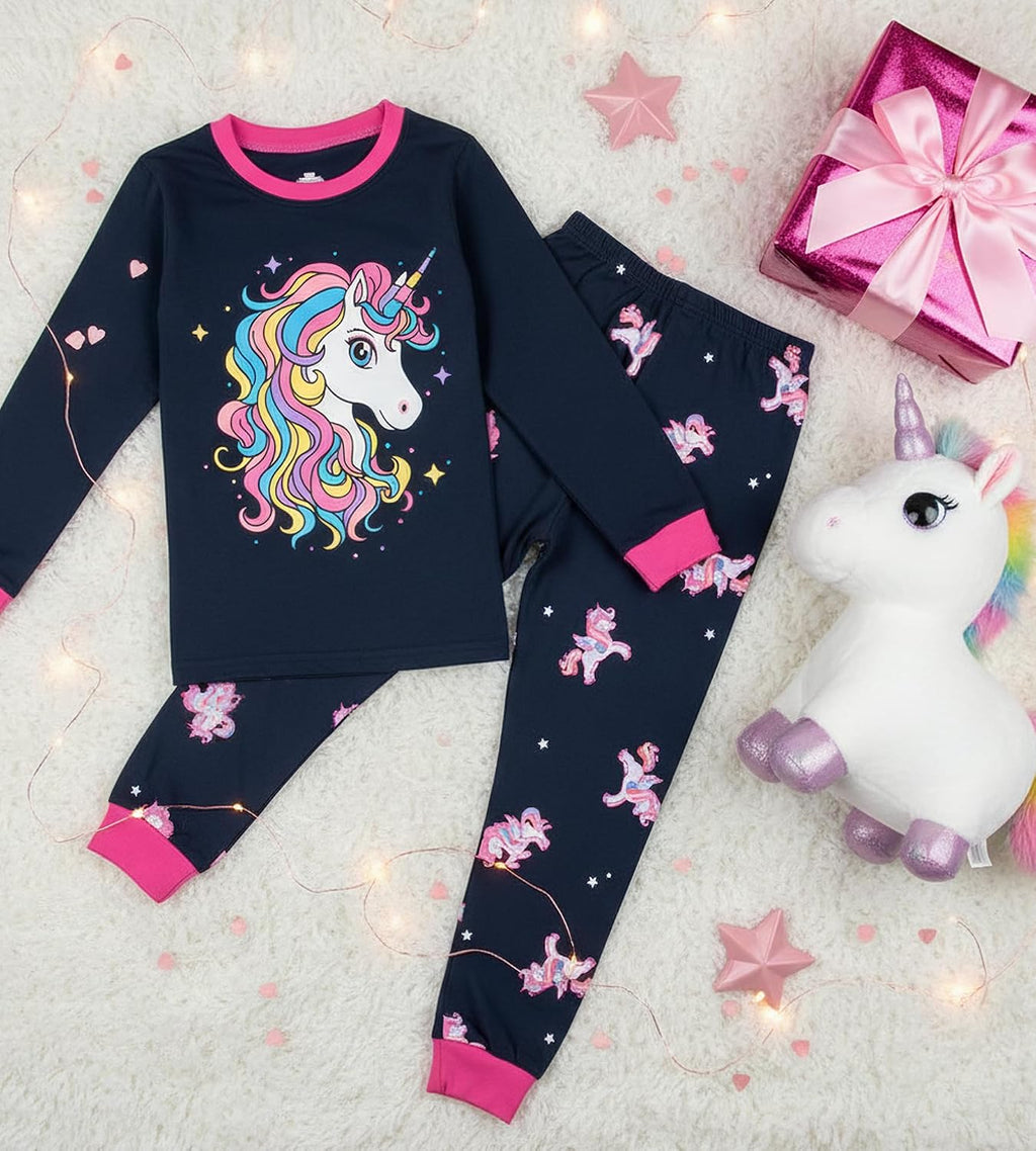 HONGTEYA Cotton Kids Toddler Clothes Set Long Sleeve for Boys Girls 3-8T