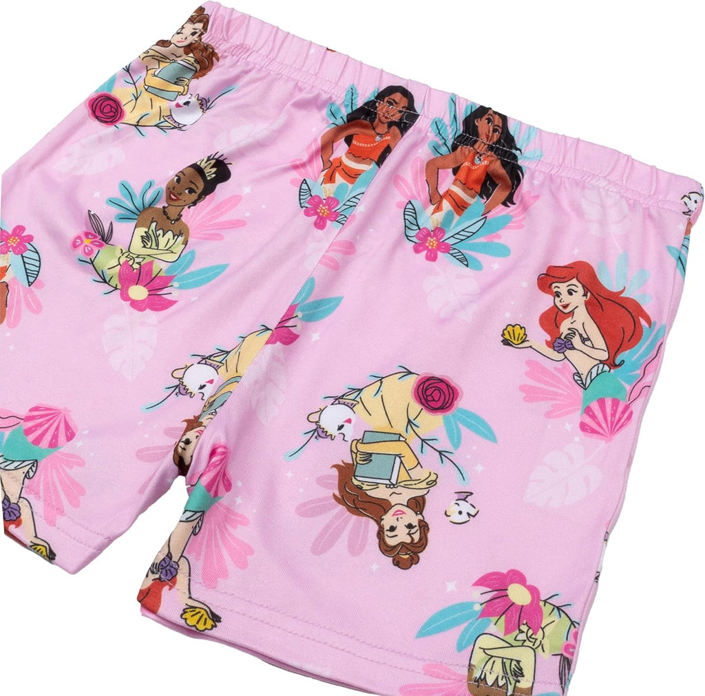 Disney Minnie Mouse Girls' 2-Piece Loose-fit Button Down Matching Pajama Set, Soft & Cute for Kids