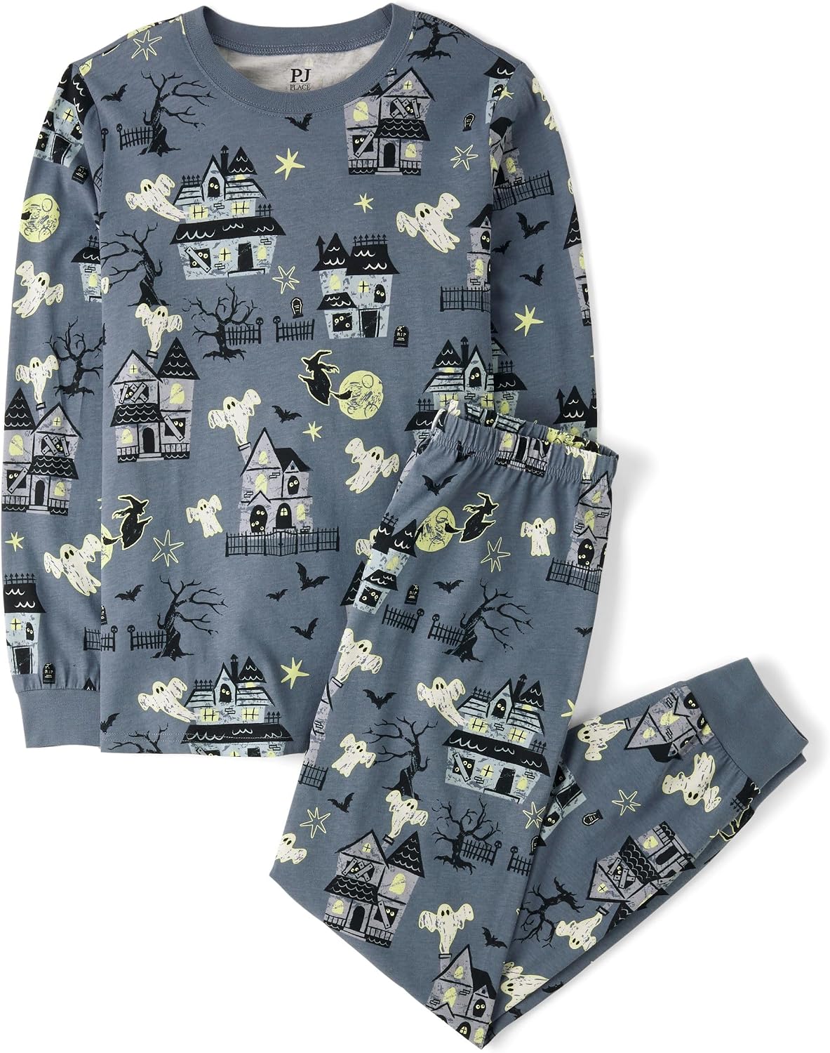 The Children's Place Family Matching Halloween and Holiday Pajama Sets, Cotton