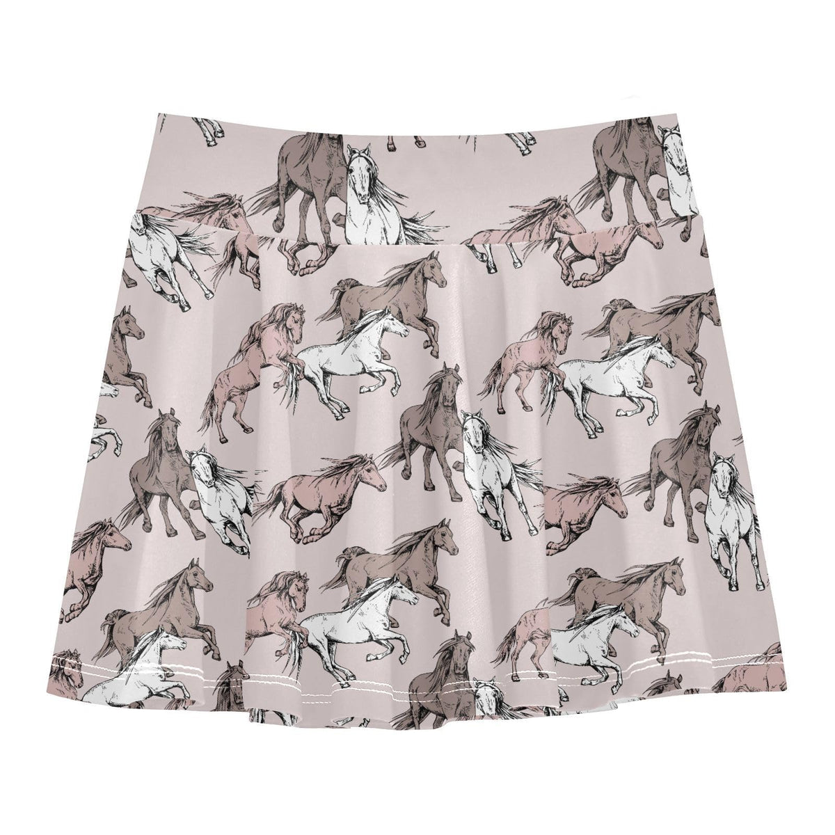 Girls Skirt Athletic Skort with Shorts, 3-12 Years