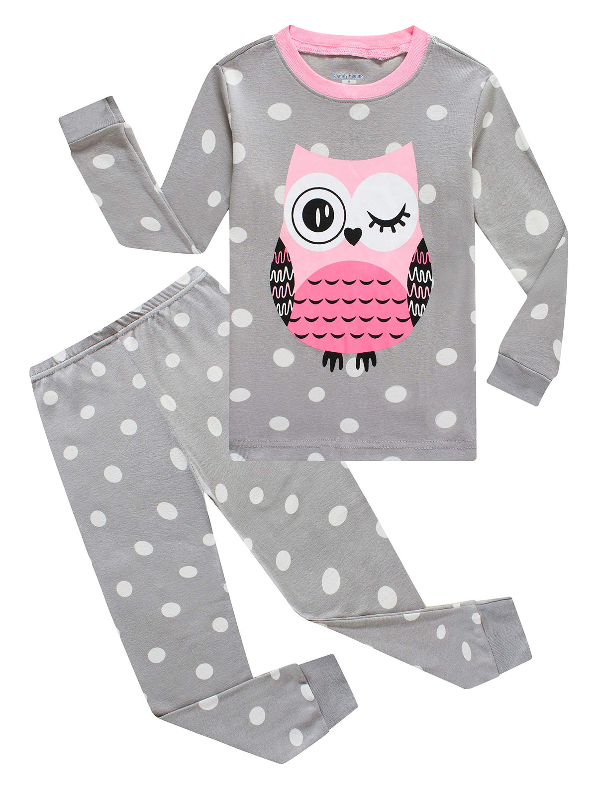Family Feeling Little Boys Pajamas Sets 100% Cotton Long sleeve Pjs